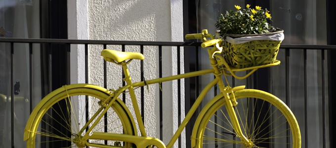 Vélo jaune Neuilly-Plaisance